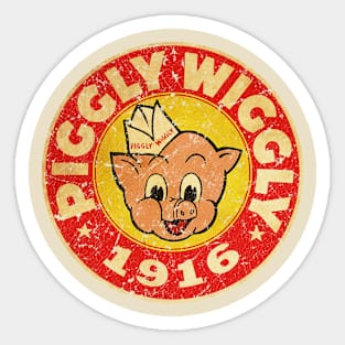 Piggly Wiggly Vintage Sticker